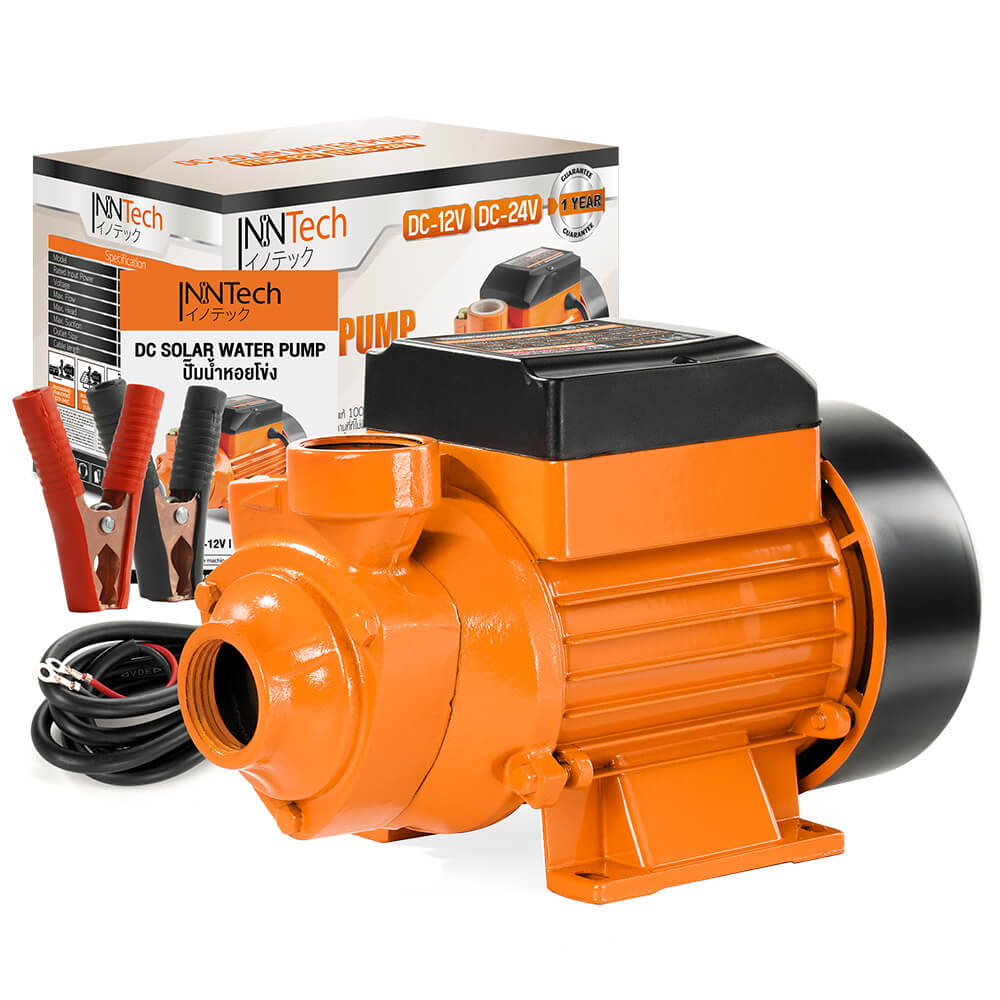 ปั๊มหอยโข่งโซลาร์เซลล์ (เฉพาะตัวเครื่อง) InnTech รุ่น ITQB-24V ขนาด 1 นิ้ว 450 วัตต์